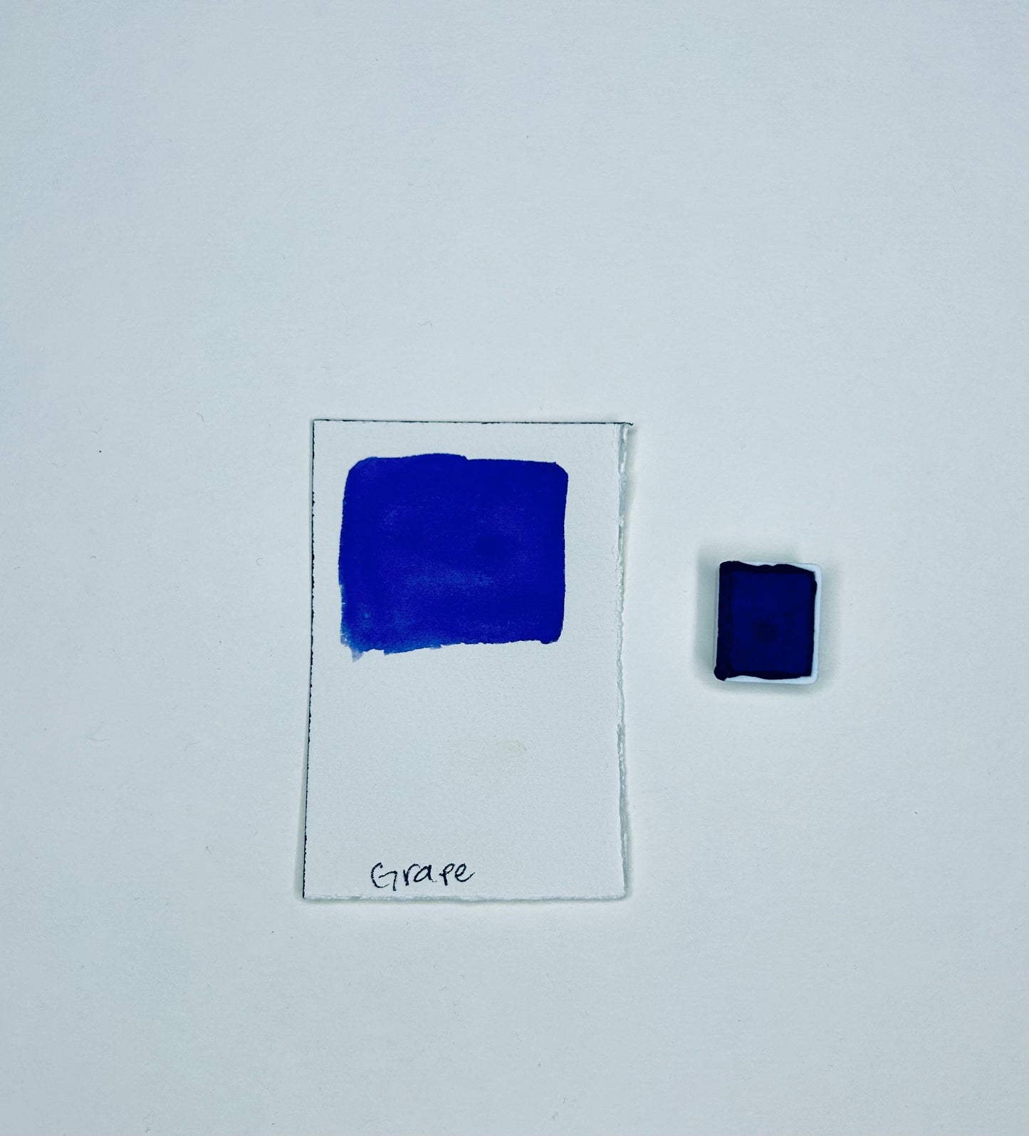 Grape Purple Handmade Watercolor Half Pan