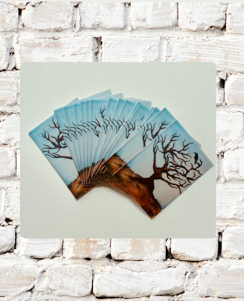 Desert Crow Vinyl Sticker