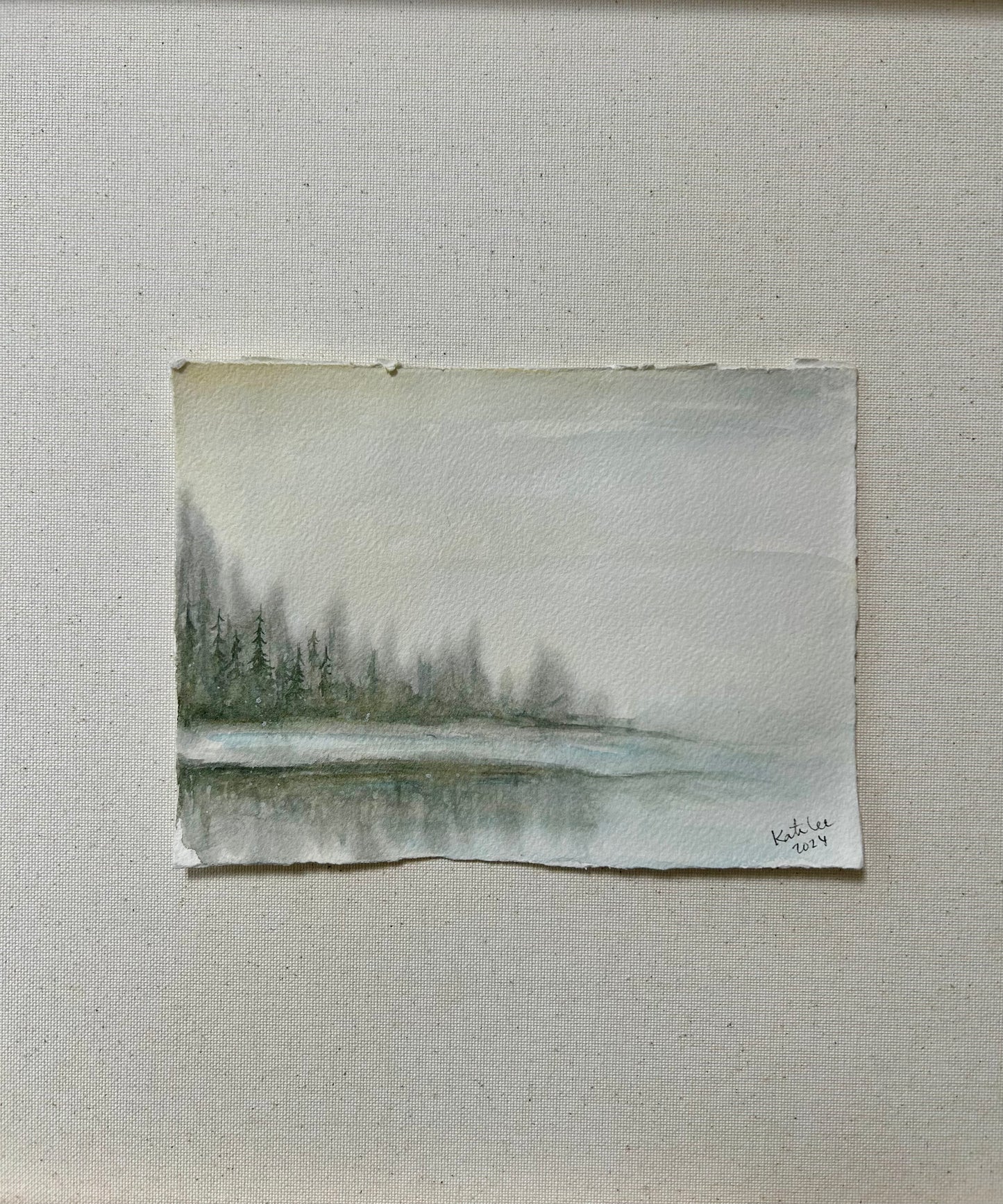 Montana Lake in the woods.
