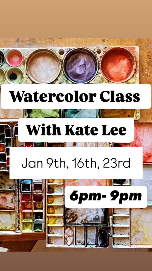 (A)January Watercolor Classes