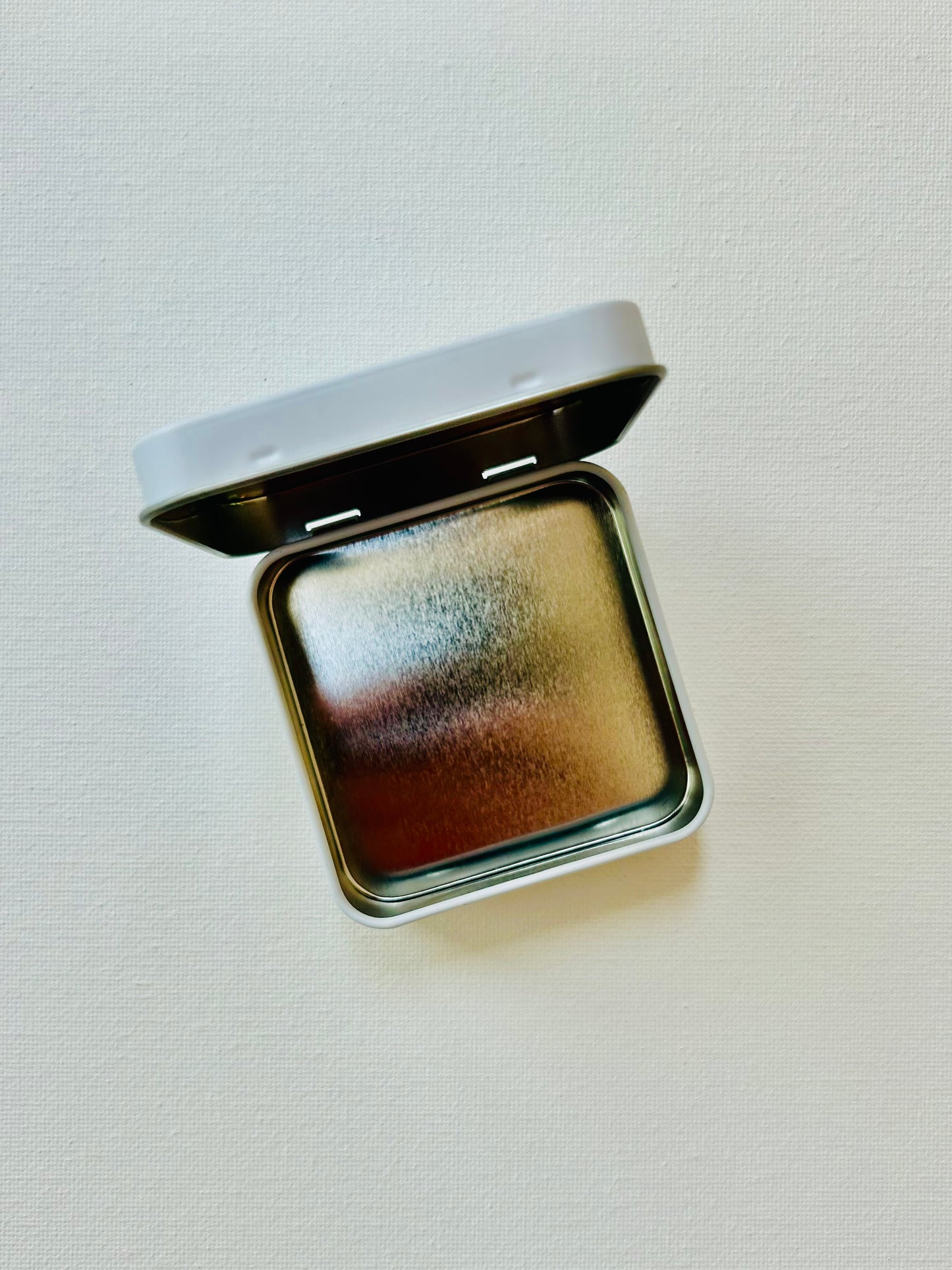 Cactus Watercolor Tin. (White)