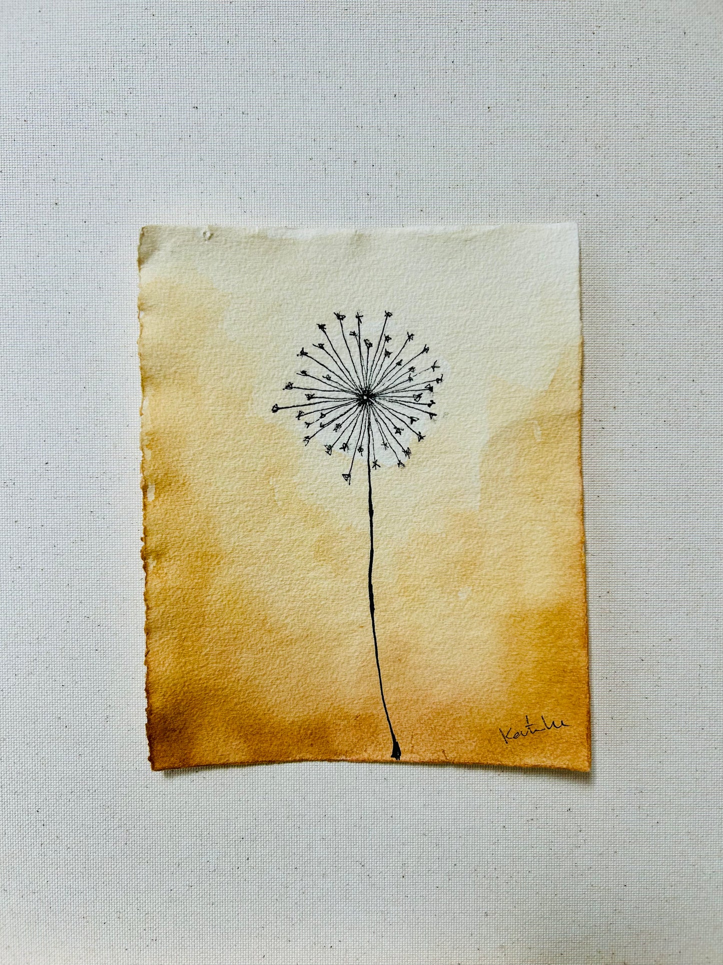 Making Wishes. Yellow