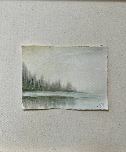 Montana Lake in the woods.