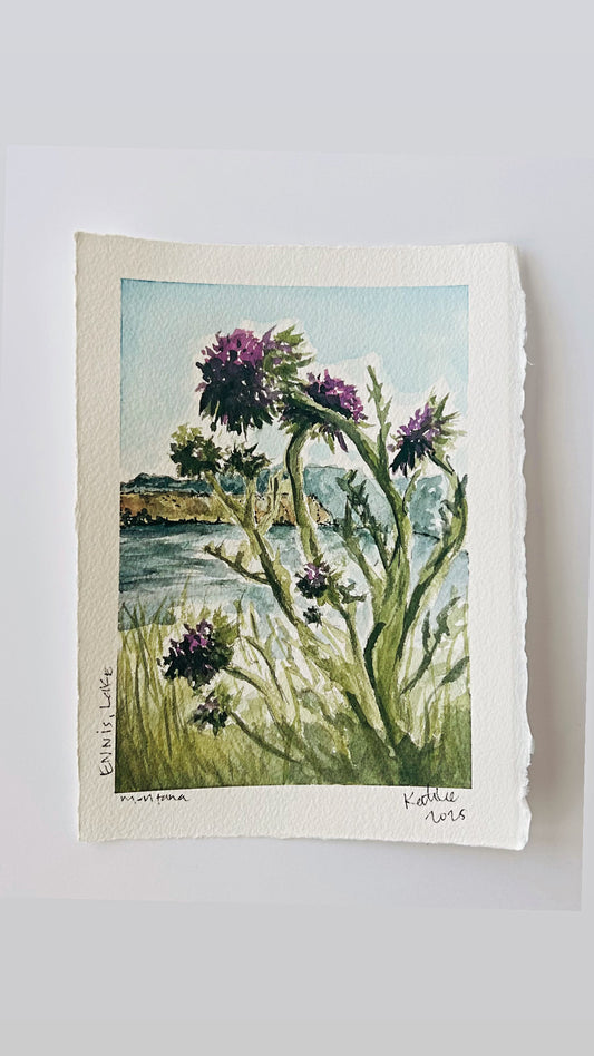 Thistle at Ennis Lake
